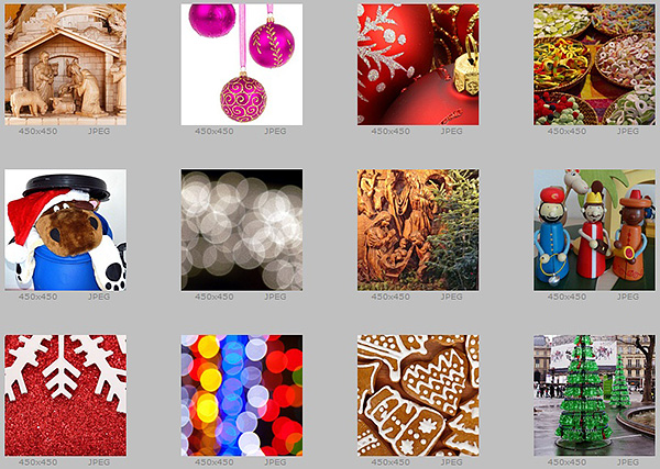 Sample images in the archive