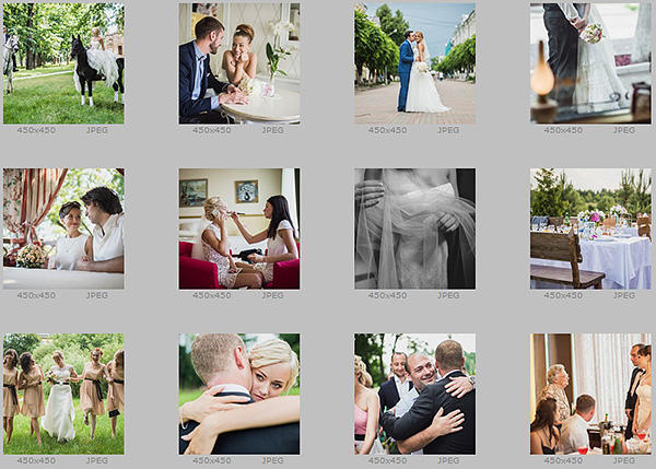 Sample images in the archive