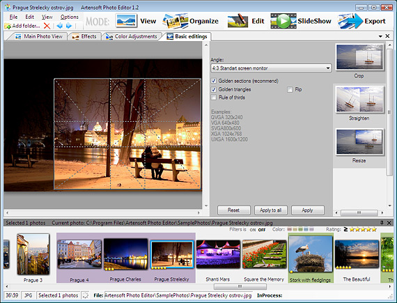 Golden section photography cropping, golden triangles, golden sections, rule of thirds