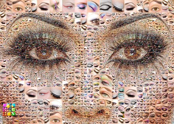 photo collage eye